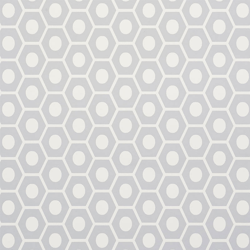 Shop 5009573 Queen B Grey by Schumacher Wallpaper