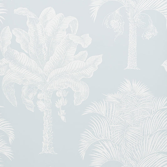 Buy 5009621 Grand Palms Mineral by Schumacher Wallpaper