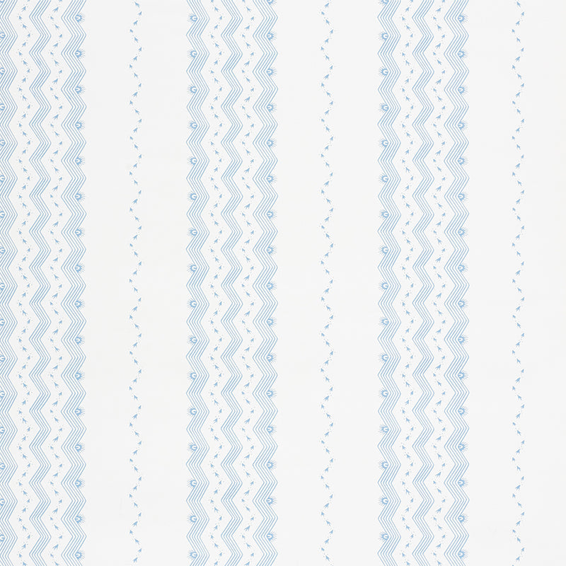 Purchase 5009741 Nauset Stripe Sky by Schumacher Wallpaper