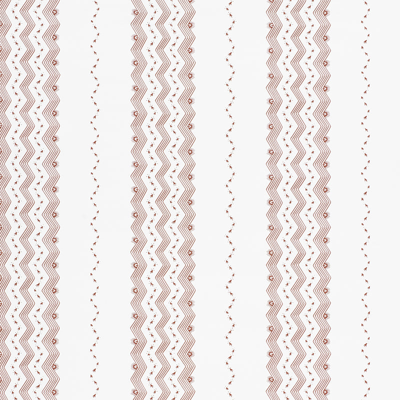 Save on 5009743 Nauset Stripe Sienna by Schumacher Wallpaper