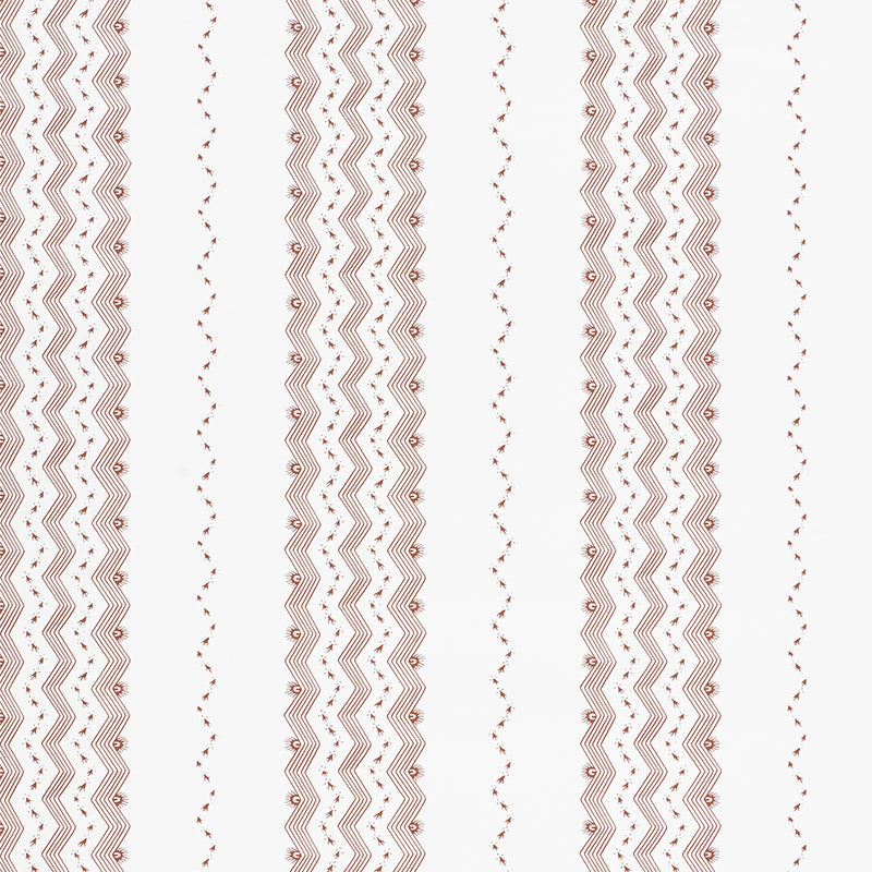 Save on 5009743 Nauset Stripe Sienna by Schumacher Wallpaper