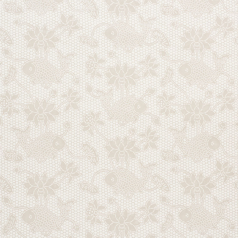 Search 5009750 Lotus Batik Natural by Schumacher Wallpaper