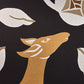 Find 5010140 Les Gazelles Au Bois Vinyl Noir by Schumacher Wallpaper
