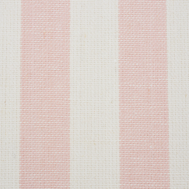 5013020 Textured Linen Stripe White by Schumacher Wallpaper