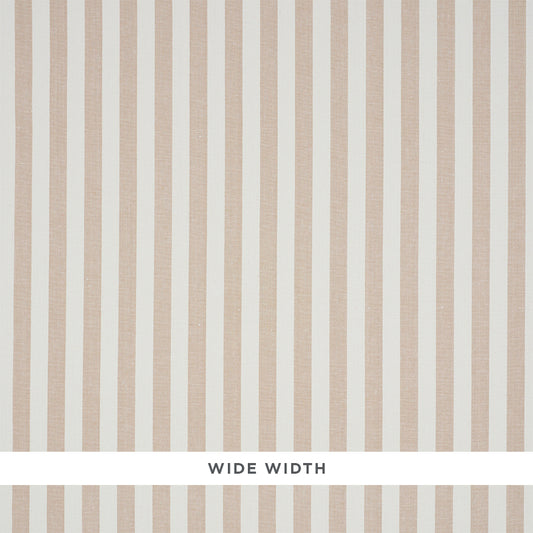 Find 5010251 Linen Stripe Sand by Schumacher Wallpaper