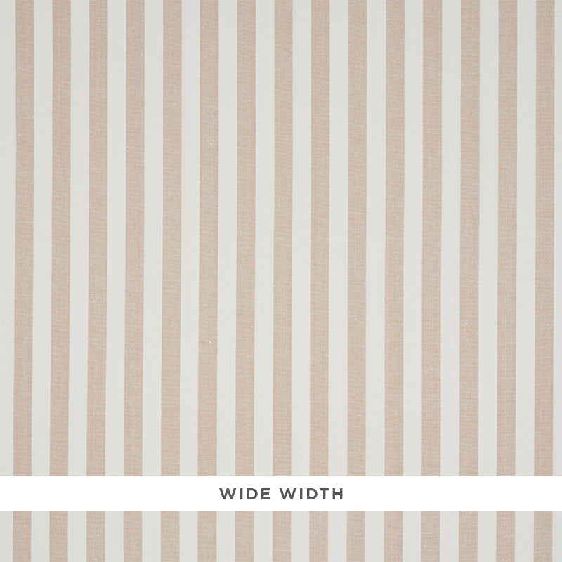 Find 5010251 Linen Stripe Sand by Schumacher Wallpaper