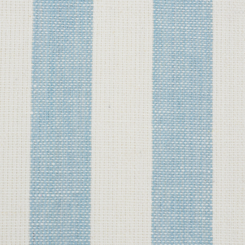 Buy 5010253 Linen Stripe Sky by Schumacher Wallpaper