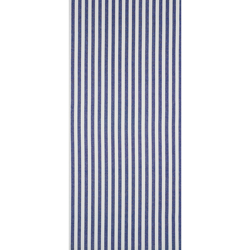 View 5010254 Linen Stripe Indigo by Schumacher Wallpaper
