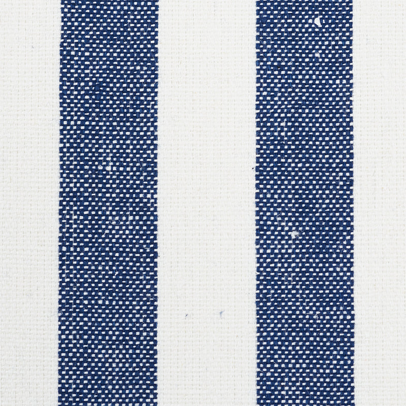 Find 5010254 Linen Stripe Indigo by Schumacher Wallpaper