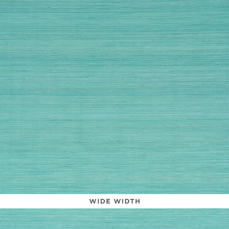 Select 5010273 Silk Strie Aqua by Schumacher Wallpaper