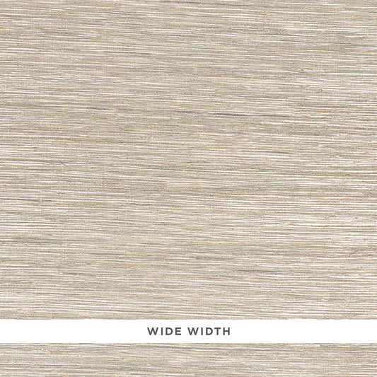 Buy 5010281 Metallized Flax Sage by Schumacher Wallpaper