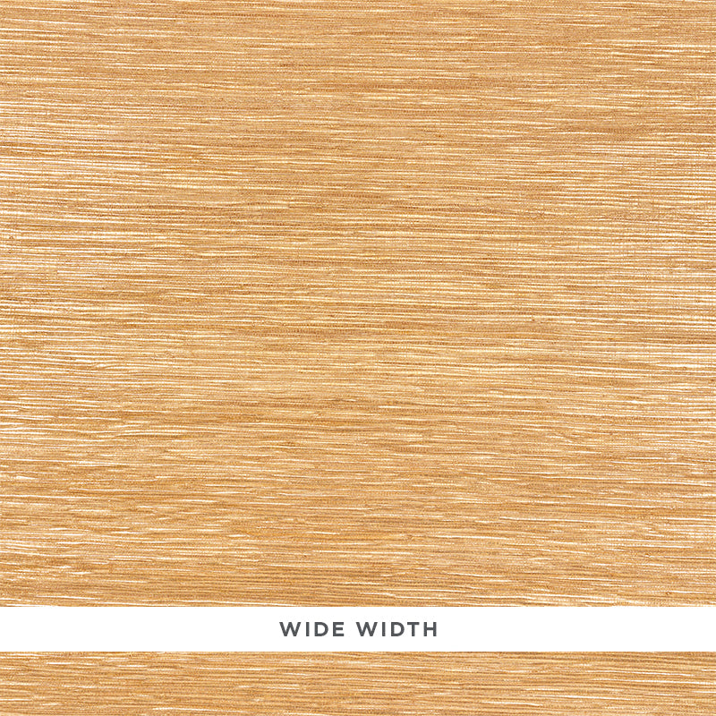 Find 5010282 Metallized Flax Brass by Schumacher Wallpaper