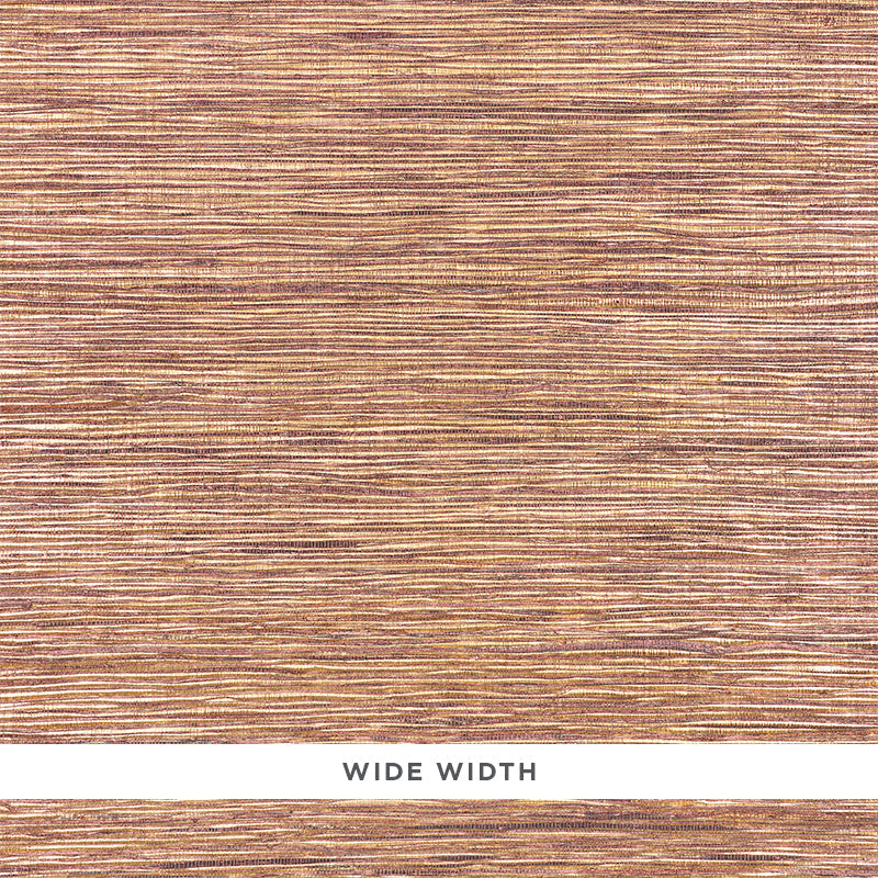 Save on 5010283 Metallized Flax Aubergine by Schumacher Wallpaper