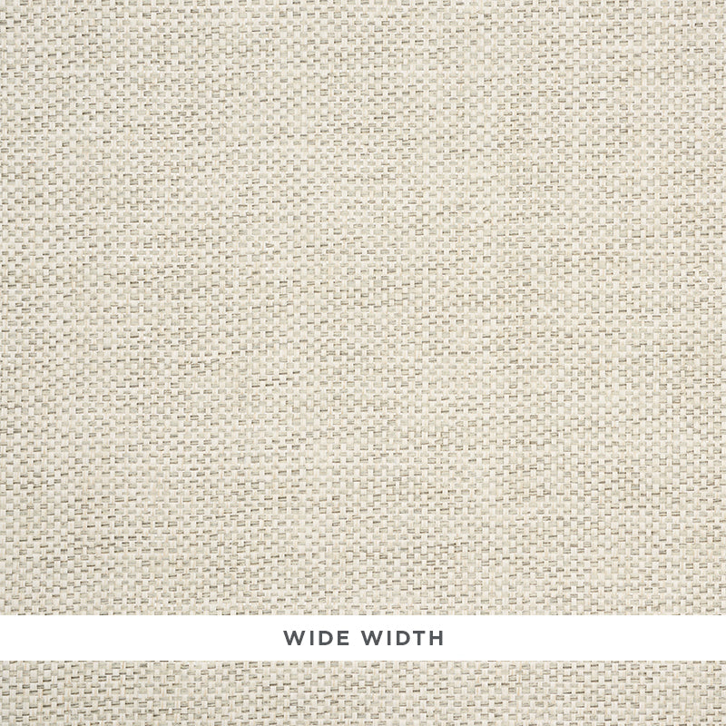 View 5010292 Tonal Paperweave Limestone by Schumacher Wallpaper