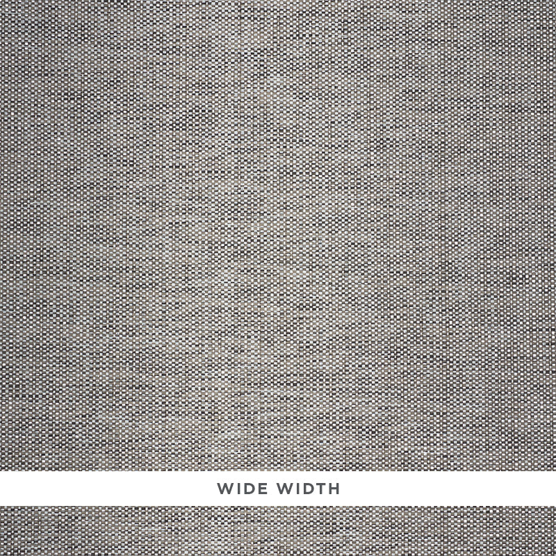 Find 5010310 Metal Paperweave Charcoal by Schumacher Wallpaper