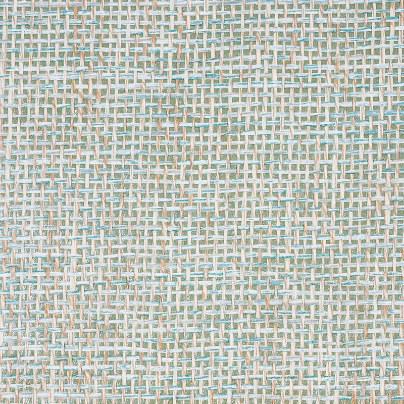 Purchase 5010322 Open Paperweave Spruce by Schumacher Wallpaper