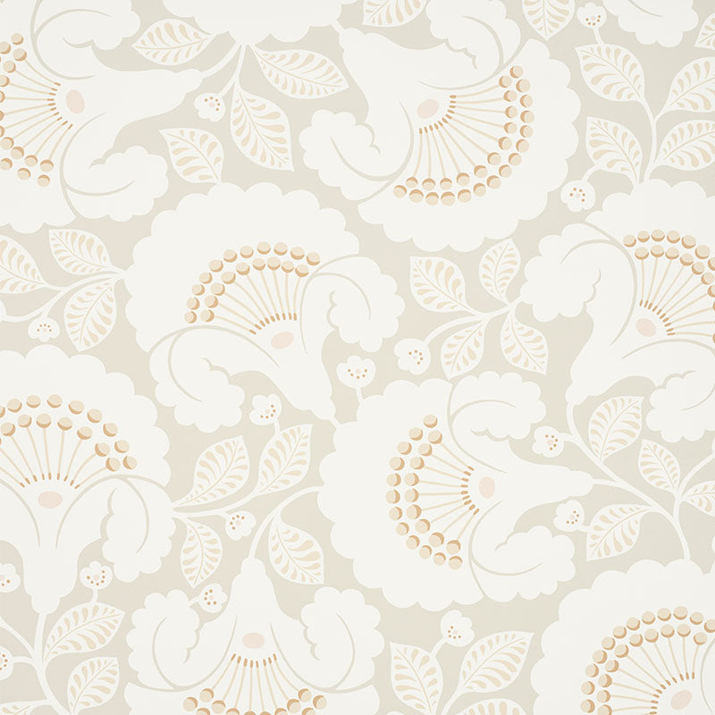 Acquire 5010372 Jackie Neutral Schumacher Wallpaper