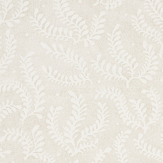 Select 5010380 Etched Fern Natural Schumacher Wallpaper