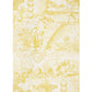 Buy 5010422 Modern Toile Yellow Schumacher Wallpaper
