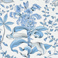 View 5010443 Pomegranate Botanical Blue Schumacher Wallpaper