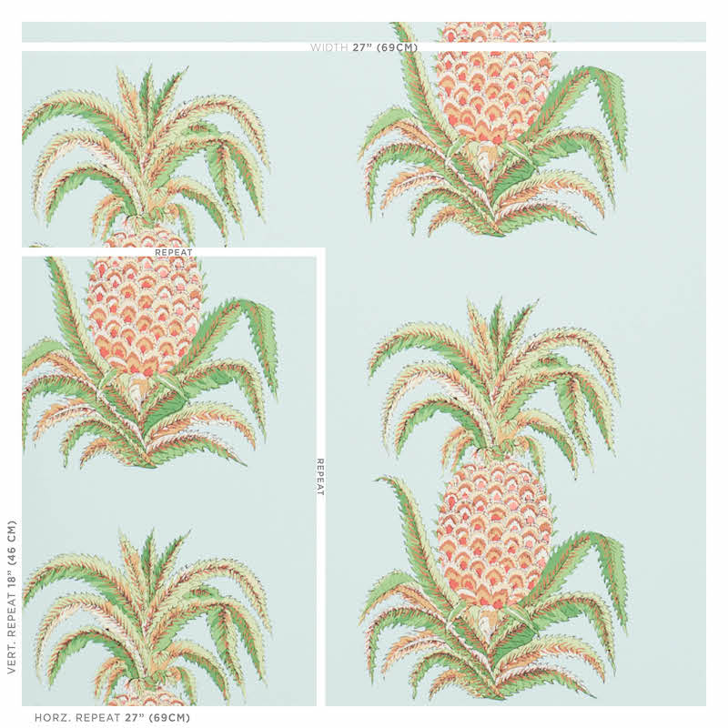 Save on 5010450 Pineapples Sky Schumacher Wallpaper