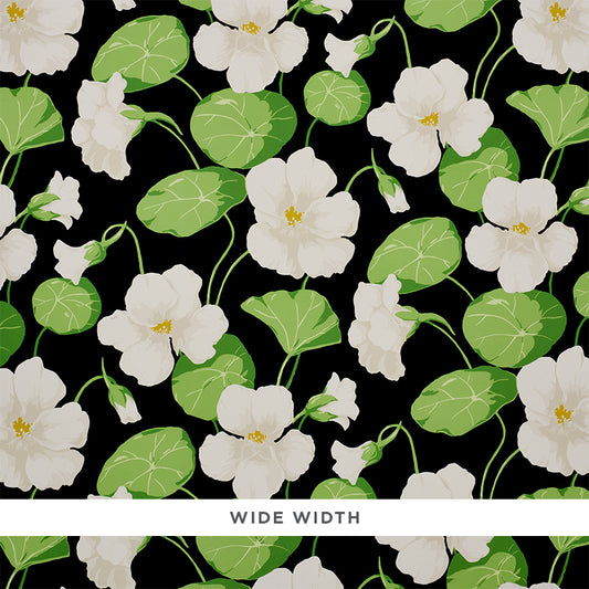 Purchase 5010470 Nasturtium Noir Schumacher Wallpaper