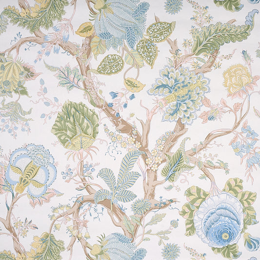 Order 5010493 Indian Arbre Soft Green Schumacher Wallpaper