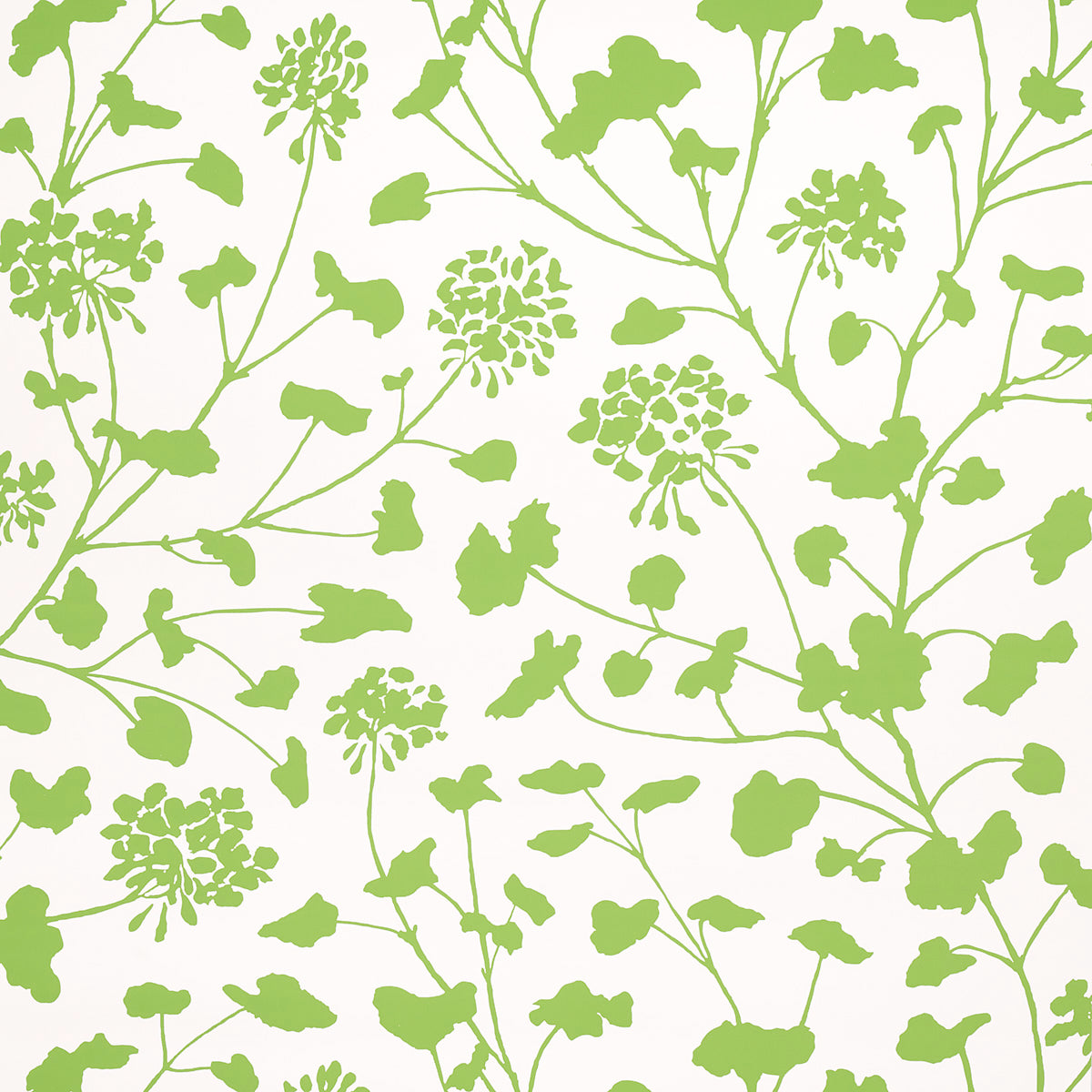 Purchase 5010542 | Pennick, Leaf On Ivory - Schumacher Wallpaper