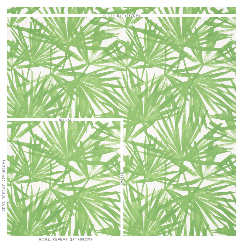 Acquire 5010560 Sunlit Palm Green Schumacher Wallpaper