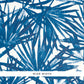 View 5010562 Sunlit Palm Blue Schumacher Wallpaper