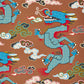 Find 5010602 Magical Ming Dragon Brown Schumacher Wallpaper