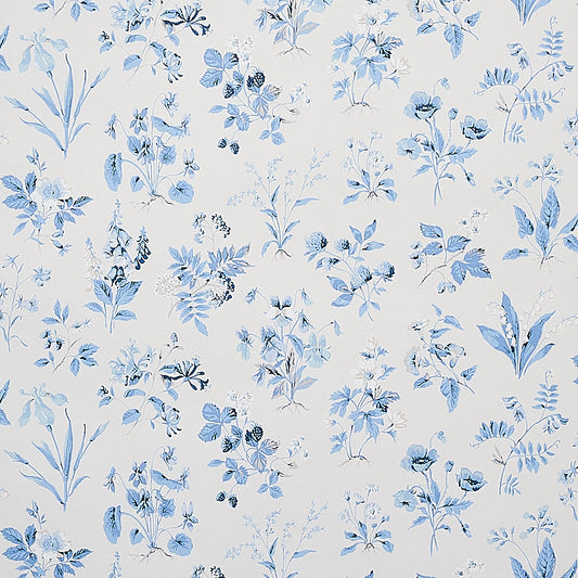 Find 5010681 Floreana Blue Schumacher Wallpaper