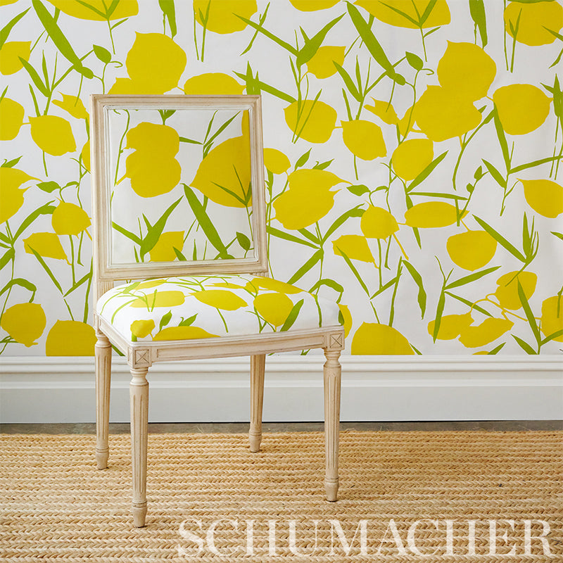 Buy 5010780 Joan Yellow Schumacher Wallpaper