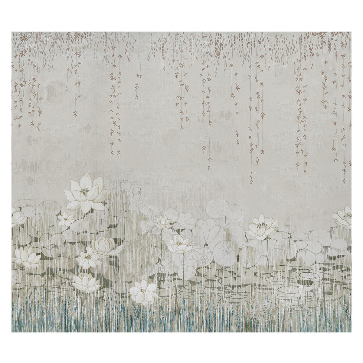 Acquire 5010891 Chatoyant Leaf Schumacher Wallpaper