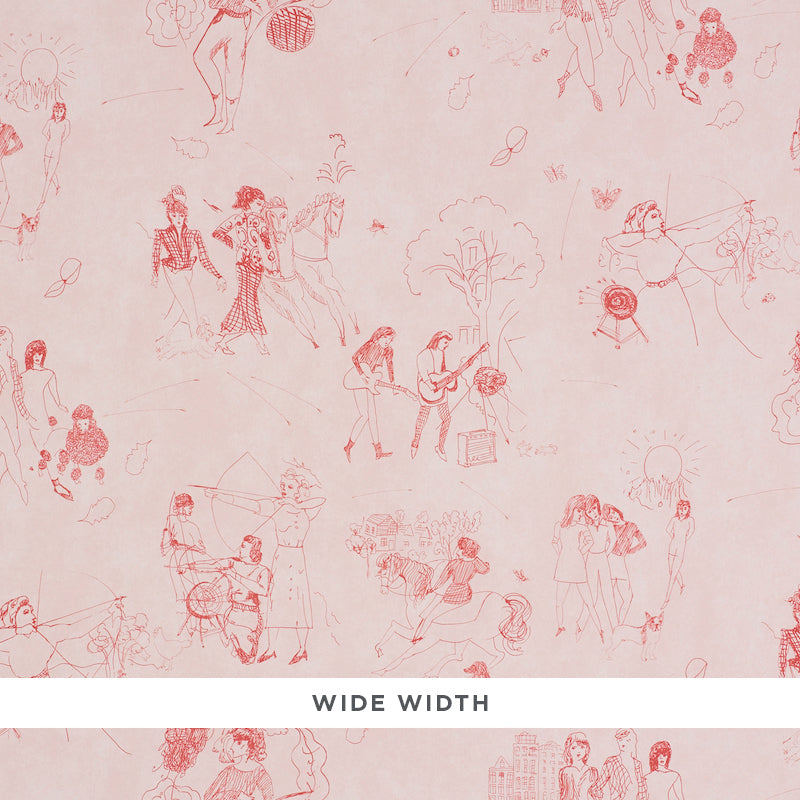 Find 5011082 Toile De Femmes Poppy Schumacher Wallpaper