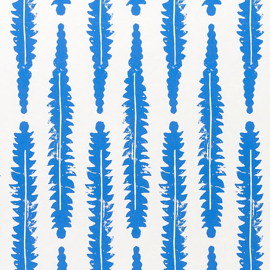 Purchase 5011113 Fern Blue Schumacher Wallpaper