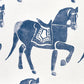 Shop 5011130 Marwari Horse Navy Schumacher Wallpaper