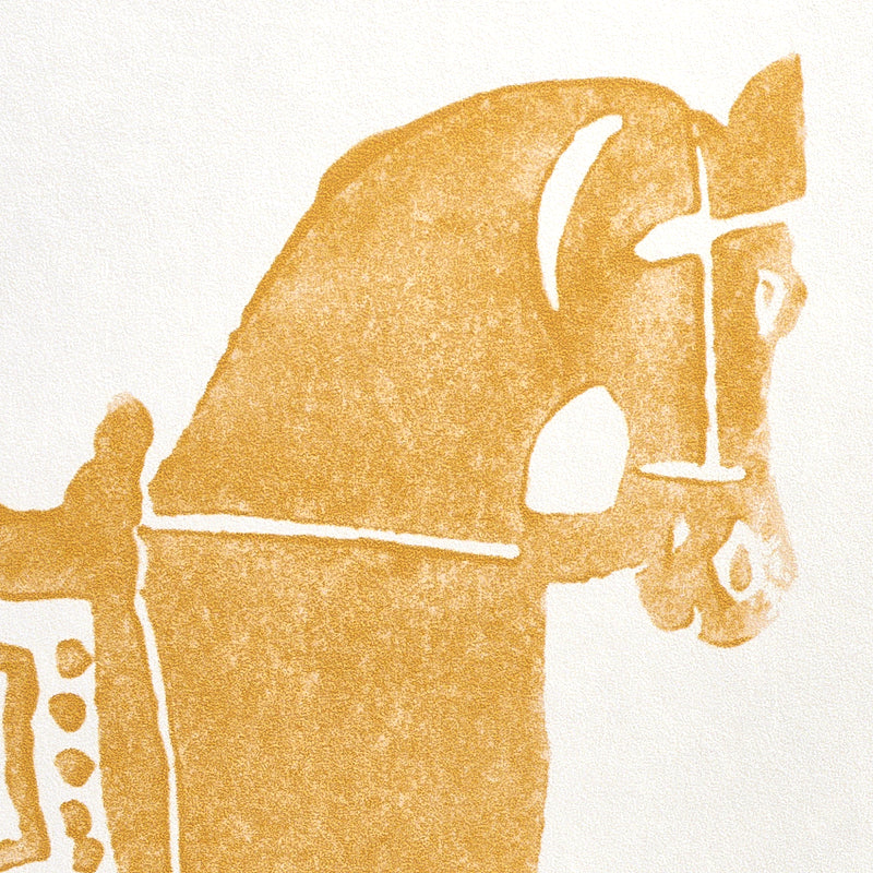 Find 5011131 Marwari Horse Mustard Schumacher Wallpaper