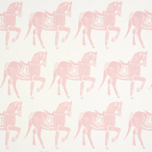 Looking for 5011132 Marwari Horse Pink Schumacher Wallpaper