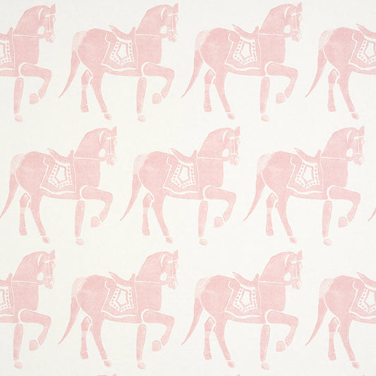 Looking for 5011132 Marwari Horse Pink Schumacher Wallpaper