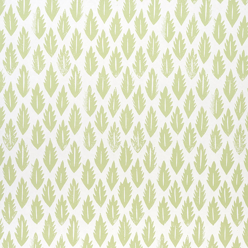 Save on 5011150 Leaf Grass Green Schumacher Wallpaper