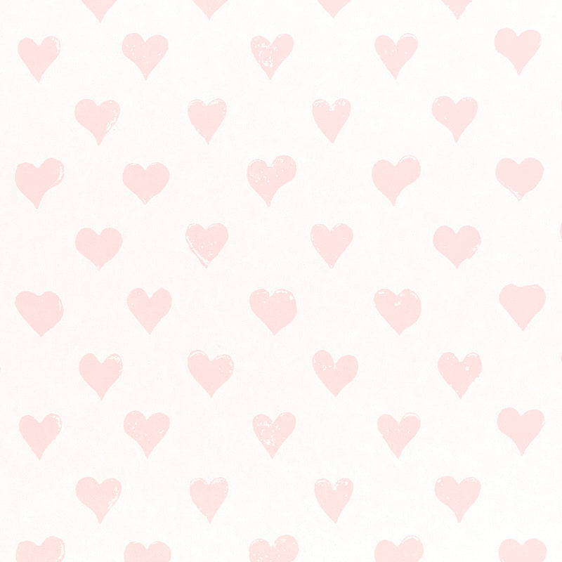 Find 5011160 Hearts Pink Schumacher Wallpaper