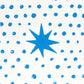 Buy 5011170 Spot & Star Blue Schumacher Wallpaper