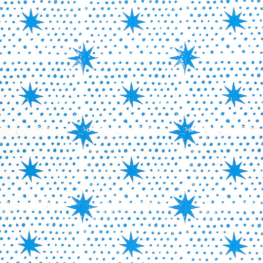 Search 5011170 Spot & Star Blue Schumacher Wallpaper