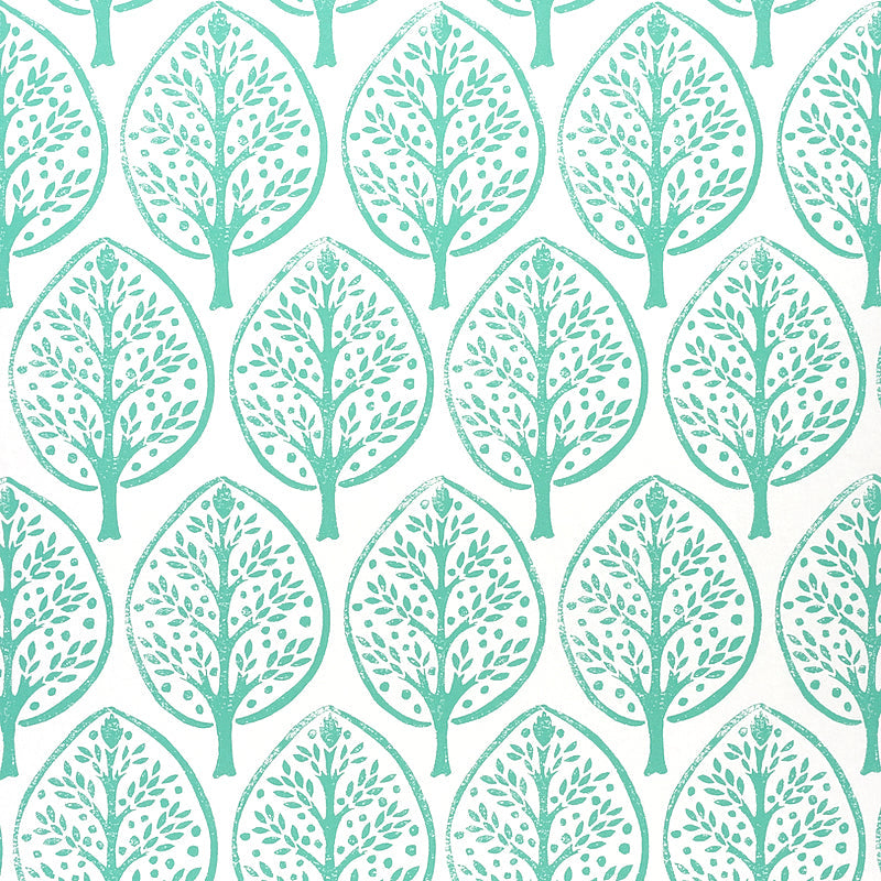 Buy 5011180 Tree Seaglass Schumacher Wallpaper