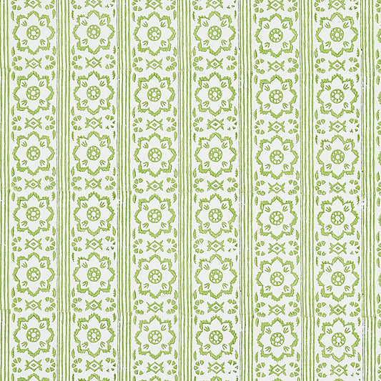 Select 5011220 Sunda Hand Blocked Print Leaf Schumacher Wallpaper