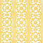 Select 5011222 Sunda Hand Blocked Print Yellow Schumacher Wallpaper