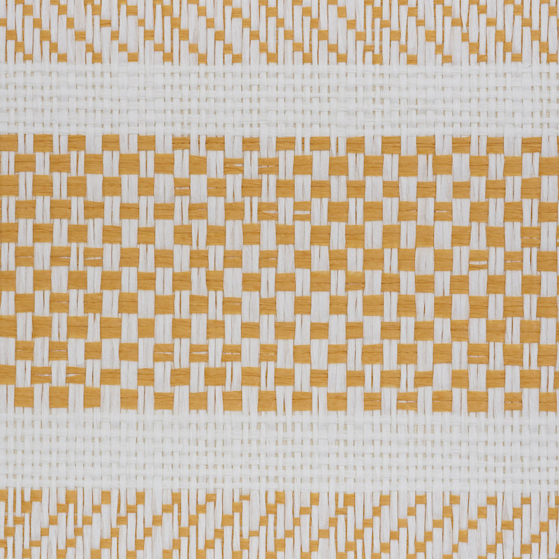 Save on 5011301 Oxnard Paperweave Yellow Schumacher Wallpaper