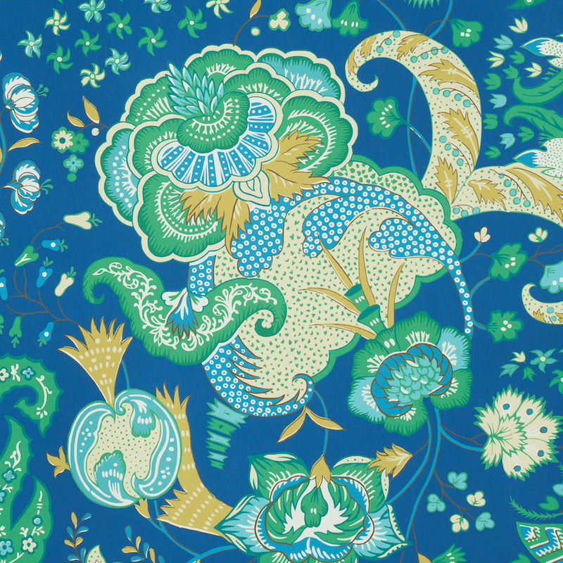 Acquire 5011350 Majorelle Blue Schumacher Wallpaper