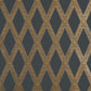Looking for 5011362 Les Losanges Toile Gold On Black Schumacher Wallpaper